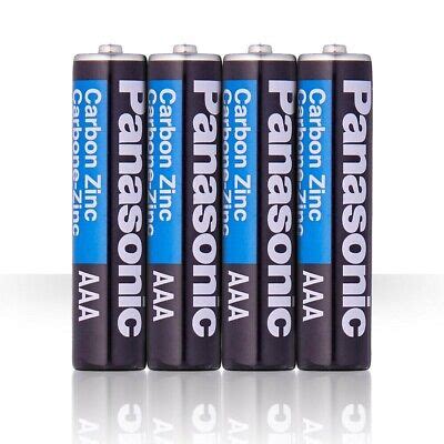 Pcs Panasonic Aaa Batteries Carbon Zinc Super Heavy Duty Power Ebay