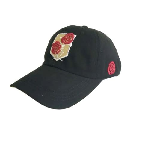 Gorra de béisbol con bordado de flores rosas para hombre y mujer gorro