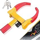 Amazon Goplus Heavy Duty Trailer Lock Wheel Clamp Adjustable Anti