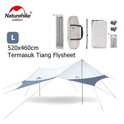 Jual Flysheet X Cm Hexagon Tarp Naturehike Nh T S Waterproof