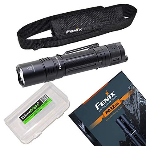 Edisonbright Fenix Bundle Pd V Lumen Led Tactical Flashlight