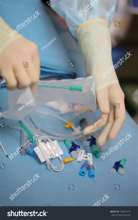 Medical Worker Opened Pack Catheterization Tools Stock Photo 756821977 | Shutterstock