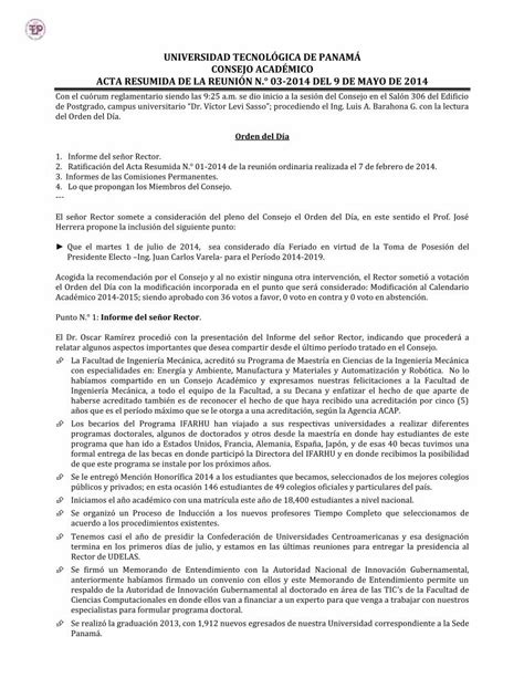 PDF UNIVERSIDAD TECNOLÓGICA DE PANAMÁ CONSEJO UNIVERSIDAD