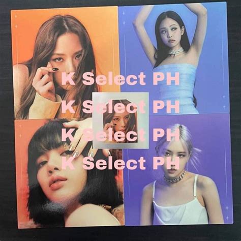 BLACKPINK THE ALBUM OFFICIAL POSTCARD SET VER 4 HARD POSTCARD