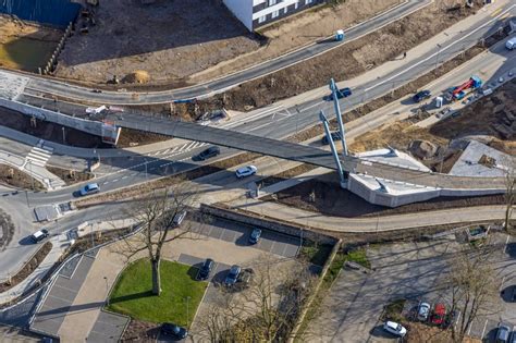 Witten Aus Der Vogelperspektive Fu G Nger Und Radbr Cke Rheinischer