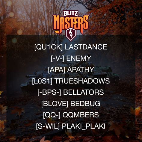 Blitz Masters Legends I World Of Tanks Blitz