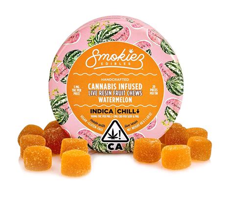 Smokiez Live Resin Fruit Chews Watermelon