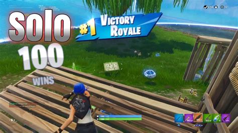 My 100th Solo Win In Fortnite Battle Royale I Show My Stats YouTube