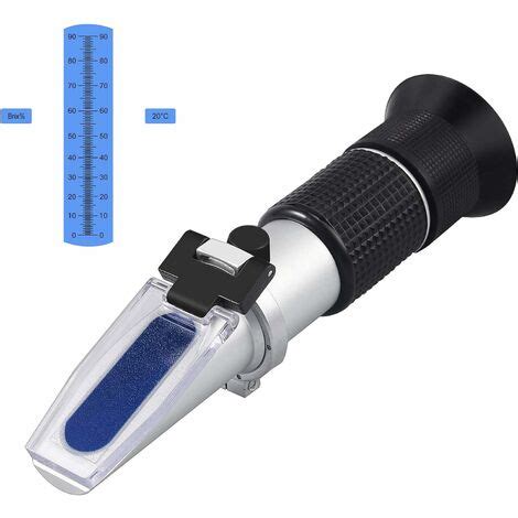 Réfractomètre Brix avec ATC Réfractomètre Sucre Brix 0 90 avec 1