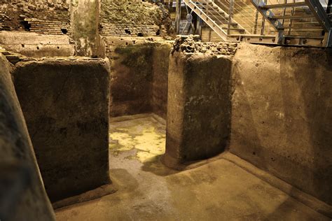 Water Tank Of The Aqua Virgo Aqueduct System Rome Archaeological Area