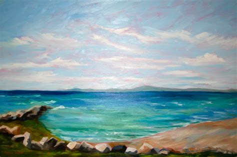 Ocean View Painting at PaintingValley.com | Explore collection of Ocean ...