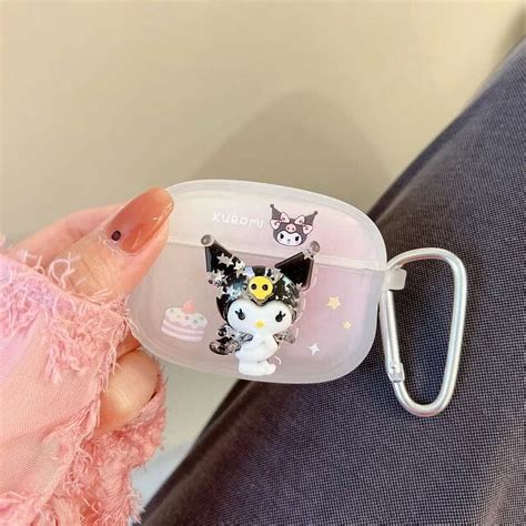 Sanrio 3d Hello Kitty Kuromi My Melody Cinnamoroll Earphones Case For