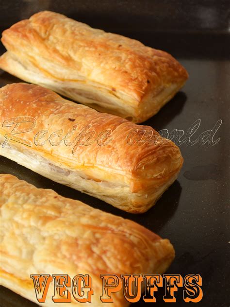 recipe world veg puff bakery style vegetable puffs