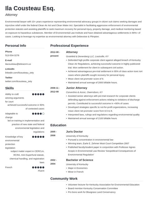 Law And Legal Resume Template And Examples Guide And 20 Tips