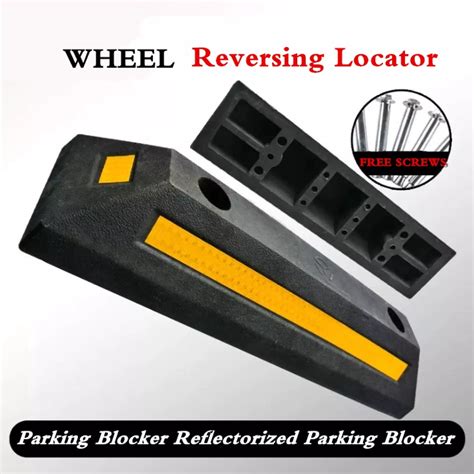 Heavy Duty Rubber Parking Stopper Parking Limiter Car Parking Wheel