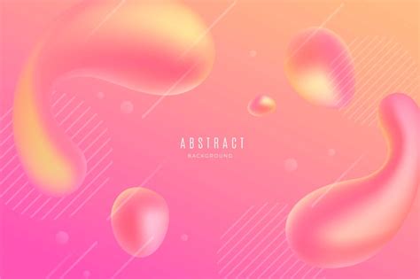 Free Vector Colorful Gradient Liquid Shapes Background