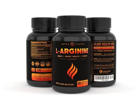 Premium L Arginine 1500mg Nitric Oxide Supplement 3D model | CGTrader