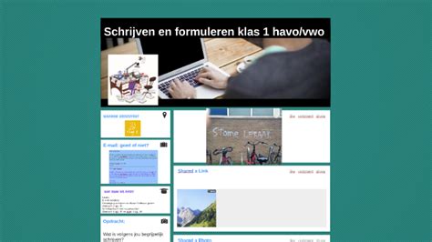 Schrijven Klas 1 Havo Vwo By Nynke Kuiphof On Prezi