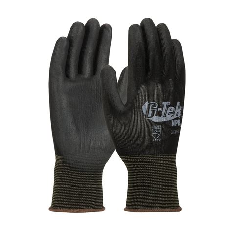 Nylon Pu Coated Heavy Duty Gloves 1 5 Inches Finger Type Full