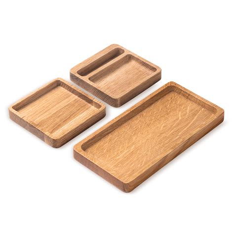 China Shangrun Wood Tray Desk Organizer Set 3 Manufacturer And Supplier