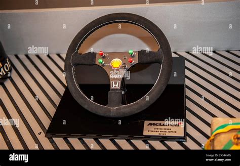 Turin Italy Ayrton Senna S Personal Steering Wheel Nardi