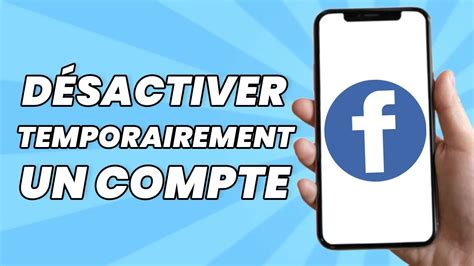 Comment Desactiver Temporairement Un Compte Facebook YouTube