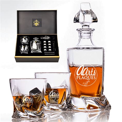 Engraved Don Vassie Whiskey Decanter Set Aartsengravery