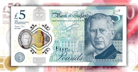 The New Five Pound Note Has Been Designed To Look Like An Old Man S Face