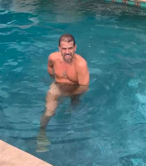 Wild Videos Show Hunter Biden Going Down Waterslide Naked And