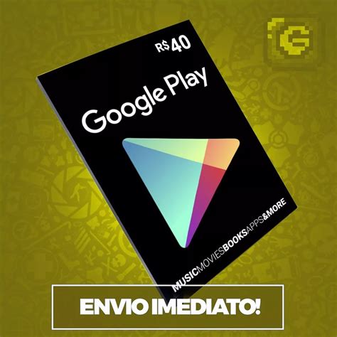 Cartao Google Play Store Gift Card R Reais Br Android Mebuscar Brasil