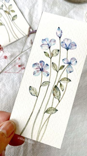 Bluebell Arts By Padmini Ninu On Instagram Fading Blue Flowers Simple