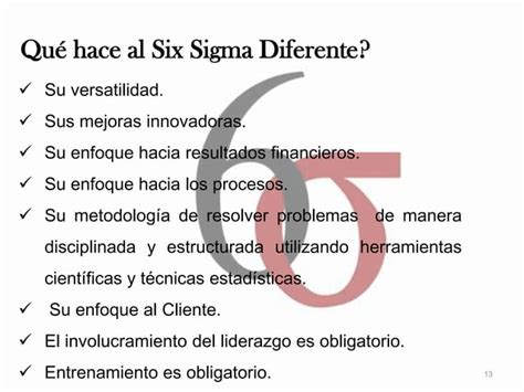 Qué es el Six Sigma PPT