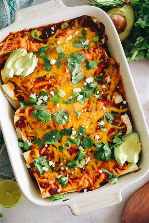 Easy Black Bean Enchiladas The Healthy Maven