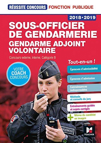 Réussite Concours Sous officier de gendarmerie Gendarme adjoint