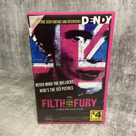 THE FILTH AND The Fury A Sex Pistols Film VHS Movie Video Cassette Tape