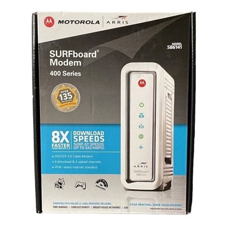 Arris Networking Motorola Arris Surfboard Modem 40 Series Model