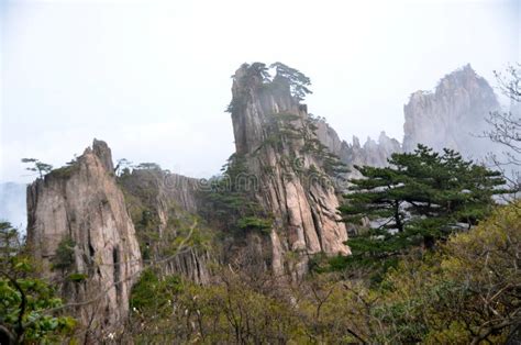 Huangshan Mountains stock photo. Image of sping, province - 74474882