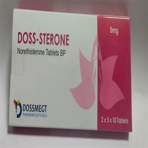 Doss Sterone Norethisterone Tablets BP 5 Mg At Best Price In Mumbai