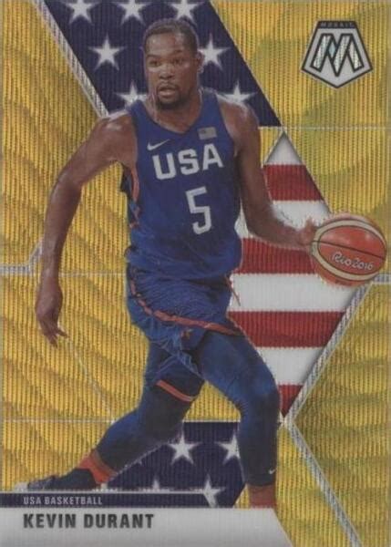 Panini Mosaic Usa Basketball Gold Wave Prizm Kevin