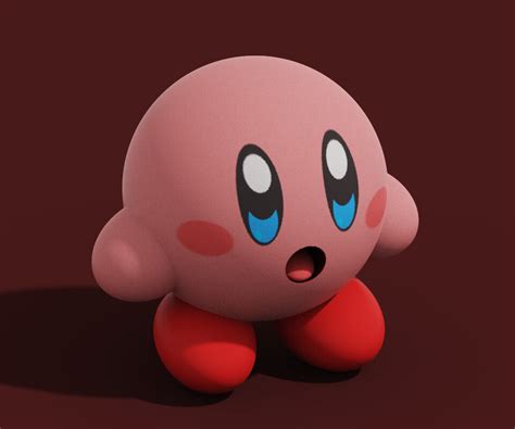 Artstation 3d Model Kirby