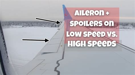 Boeing 737 Aileron And Spoilers On Low Speed Vs High Speed Simple