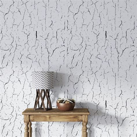 Cracked Wallpaper Crack Wall Decal Crack Fabric Wallpaper - Etsy