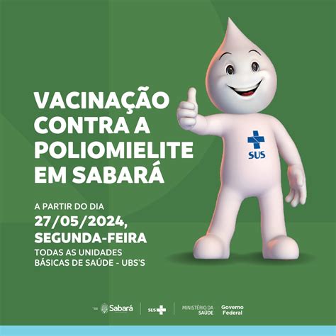 SAÚDE SABARÁ INICIA NA PRÓXIMA SEGUNDA FEIRA 27 5 A CAMPANHA DE