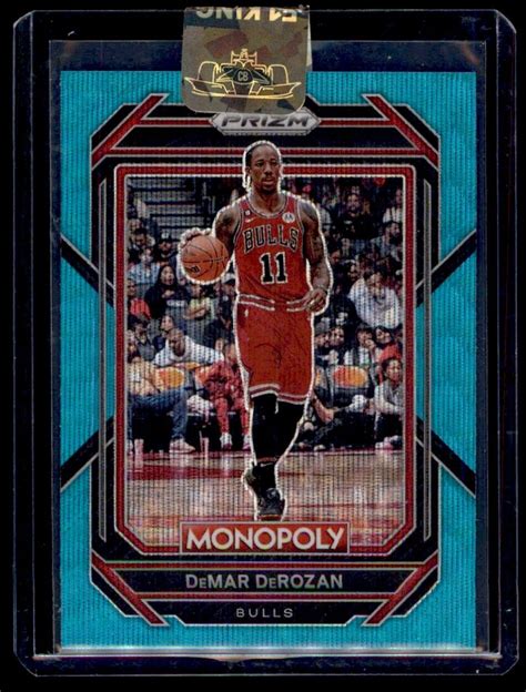 2022 23 Panini Prizm Monopoly DeMar DeRozan Chicago Bulls Teal Wave