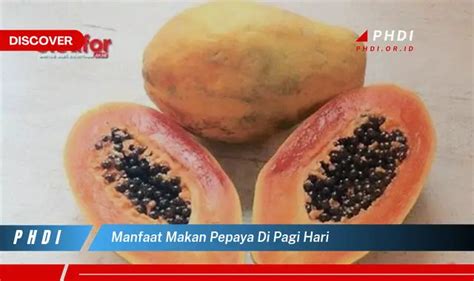 Temukan Manfaat Makan Pepaya Di Pagi Hari Yang Jarang Diketahui