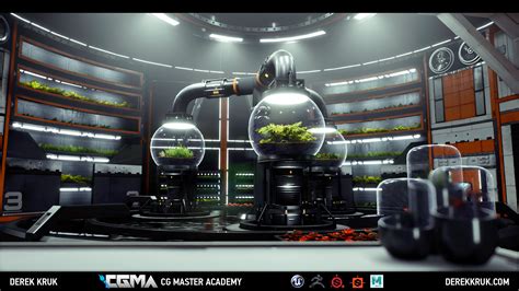 Derek Kruk Portfolio Scifi Plant Lab In Ue4