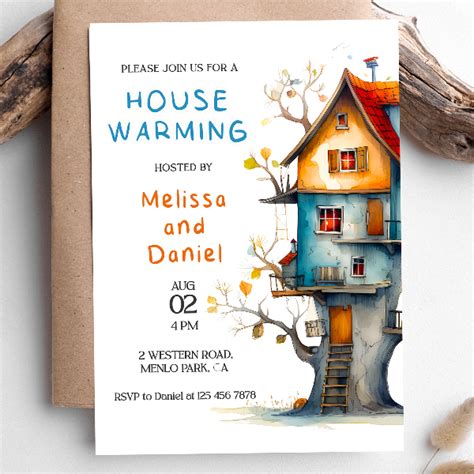 House Warming Invitation Editable Template Housewarming Par Inspire