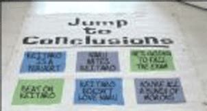 The Jump to Conclusions Mat