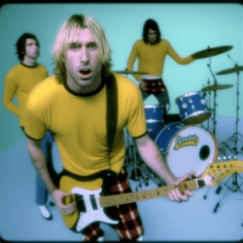 Nirvana as a Pop Punk Band in 1999 : r/midjourney