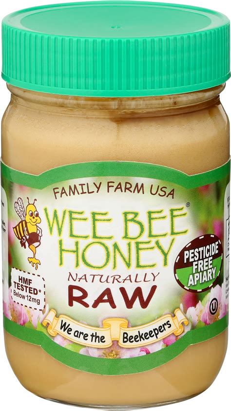 Wee Bee Naturally Raw Honey 1 Lb Each Pure Honey